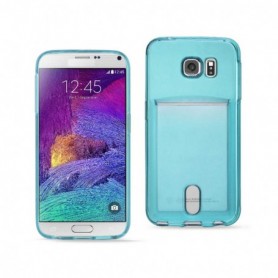 SAMSUNG GALAXY NOTE 5 TPU CASES-CLEAR BLUE