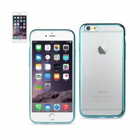 iPhone  6S/ 6 Frame Case With Clear Back In Shiny Blue