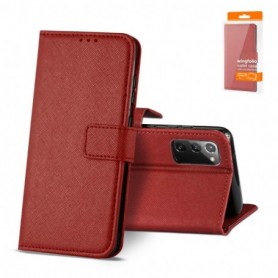 SAMSUNG GALAXY NOTE 20 3-In-1 Wallet Case In RED