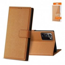 SAMSUNG GALAXY NOTE 20 Ultra 3-In-1 Wallet Case In BROWN