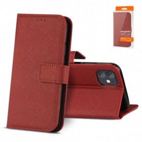APPLE 2020 NEW IPHONE 5.4 Inch 3-In-1 Wallet Case In RED