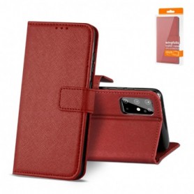 Reiko SAMSUNG GALAXY S20 3-In-1 Wallet Case In Red
