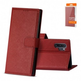 SAMSUNG GALAXY NOTE 10 PLUS 3-In-1 Wallet Case In RED
