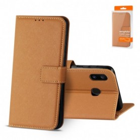 SAMSUNG GALAXY A20 3-In-1 Wallet Case In BROWN