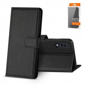 SAMSUNG GALAXY A70 3-In-1 Wallet Case In BLACK