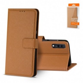 SAMSUNG GALAXY A70 3-In-1 Wallet Case In BROWN