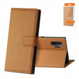 SAMSUNG GALAXY NOTE 10 PLUS 3-In-1 Wallet Case In BROWN