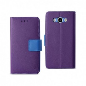 SAMSUNG GALAXY J7 FOLIO WALLET CASES-PURPLE