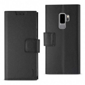 Samsung Galaxy S9 Plus 3-In-1 Wallet Case In Black