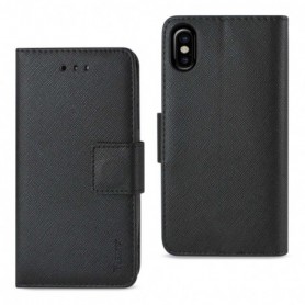IPHONE X 3-IN-1 WALLET CASE IN BLACK