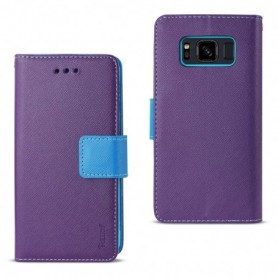 SAMSUNG GALAXY S8 ACTIVE 3-IN-1 WALLET CASE IN PURPLE