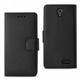 GRAND X3 (Z959)/ WARP 7 3-IN-1 WALLET CASE IN BLACK