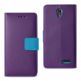 GRAND X3 (Z959)/ WARP 7 3-IN-1 WALLET CASE IN PURPLE