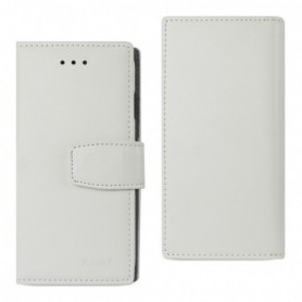 iPhone 7/8/SE2 Genuine Leather Wallet Case With RFID Card Protection In Ivory