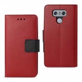 LG G6 3-IN-1 WALLET CASE IN RED