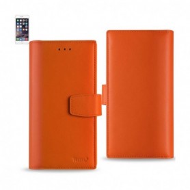 APPLE IPHONE 6/6S GENUINE LEATHER CASE-TANGERINE