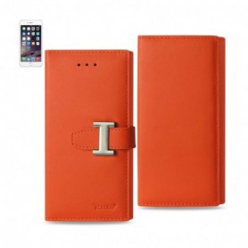 APPLE IPHONE 6/6S GENUINE LEATHER CASE-TANGERINE