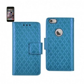 APPLE IPHONE 6/6S FOLIO WALLET CASES-BLUE