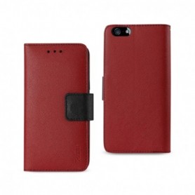 IPHONE SE/ 5S/ 5 3-IN-1 WALLET CASE IN RED