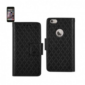 APPLE IPHONE 6/6S FOLIO WALLET CASES-BLACK