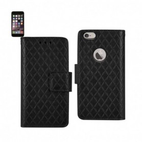APPLE IPHONE 6/6S PLUS FOLIO WALLET CASES-BLACK