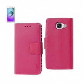 SAMSUNG GALAXY A7 FOLIO WALLET CASES-NAVY PINK
