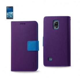 SAMSUNG GALAXY NOTE EDGE FOLIO WALLET CASES-PURPLE