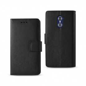 ZTE GRAND X FOLIO WALLET CASES-BLACK