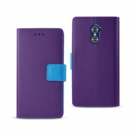 ZTE GRAND X FOLIO WALLET CASES-NAVY