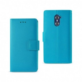 ZTE GRAND X FOLIO WALLET CASES-BLUE