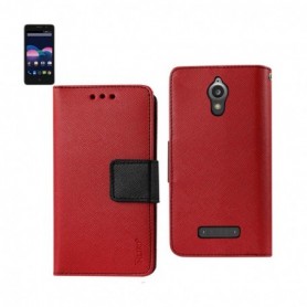 ZTE OBSIDIAN FOLIO WALLET CASES-RED