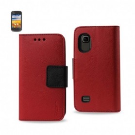ZTE PRELUDE FOLIO WALLET CASES-RED
