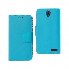 ZTE UHURA GRAND X3 FOLIO WALLET CASES-BLUE