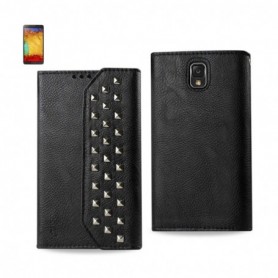 SAMSUNG GALAXY NOTE 3 FOLIO WALLET CASES-BLACK