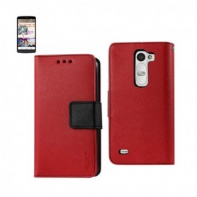 LG G STYLUS FOLIO WALLET CASES-RED