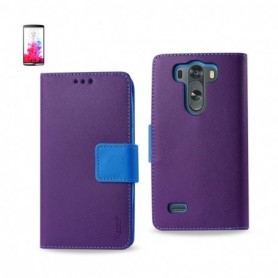 LG G3 MINI FOLIO WALLET CASES-PURPLE