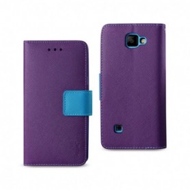 LG K3 FOLIO WALLET CASES-Purple