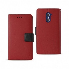 ZTE GRAND X FOLIO WALLET CASES-RED