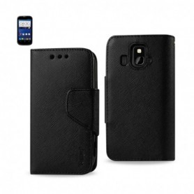 ZTE OVERTURE FOLIO WALLET CASES-BLACK