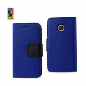 MOTOROLA MOTO E FOLIO WALLET CASES-NAVY