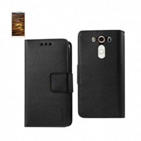LG V10 FOLIO WALLET CASES-BLACK