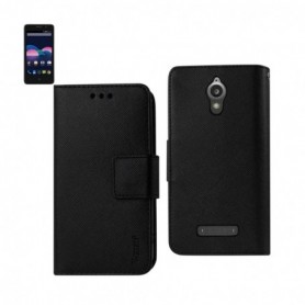 ZTE OBSIDIAN FOLIO WALLET CASES-BLACK