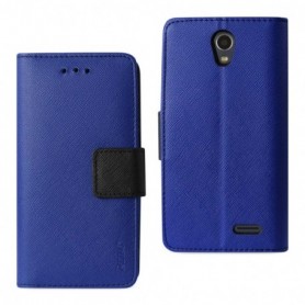 ZTE MAVEN 2/ CHAPEL/ AVID TRID (Z831) 3-IN-1 WALLET CASE IN NAVY