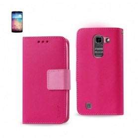LG G PRO 2 FOLIO WALLET CASES-HOT PINK