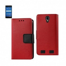ZTE ZMAX 2 FOLIO WALLET CASES-RED