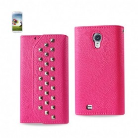 SAMSUNG GALAXY S4 FOLIO WALLET CASES-HOT PINK