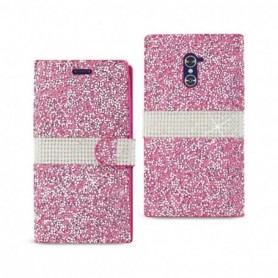 ZTE GRAND X FOLIO WALLET CASES-PINK