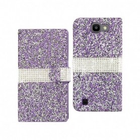 LG SPREE FOLIO WALLET CASES-PURPLE