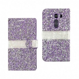 LG V10 FOLIO WALLET CASES-PURPLE