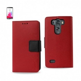 LG G3 MINI FOLIO WALLET CASES-RED